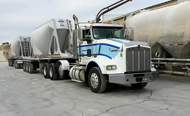 Hess Pozz ships in palleted bags or pneumatic railcars or truck trailers