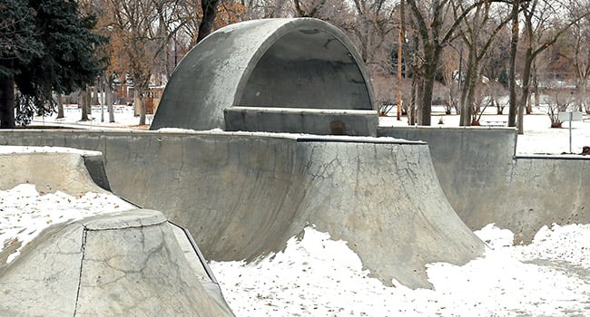 skate park being destroyed by ASR