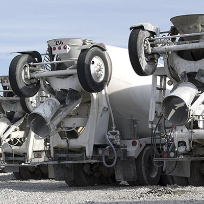 concrete trucks